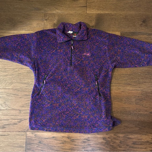 Brooks Purple Fleece Quarter-Zip Top - Picture 2 of 6